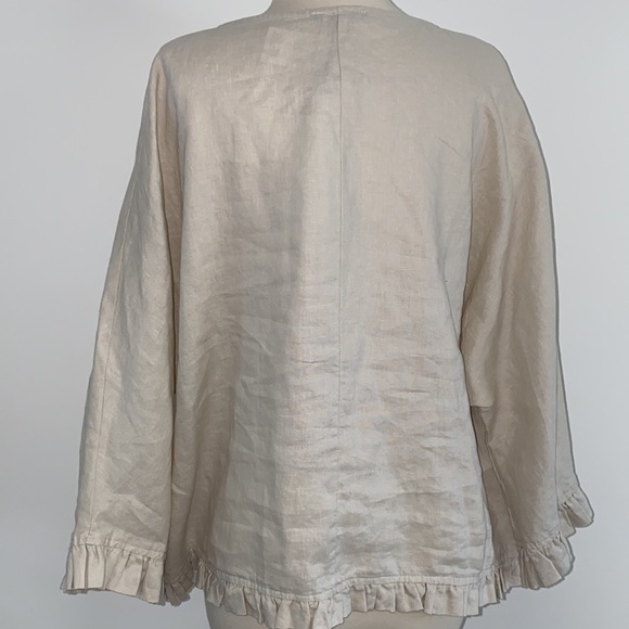 For Cynthia top in cream Medium NWT - Picture 6 of 9